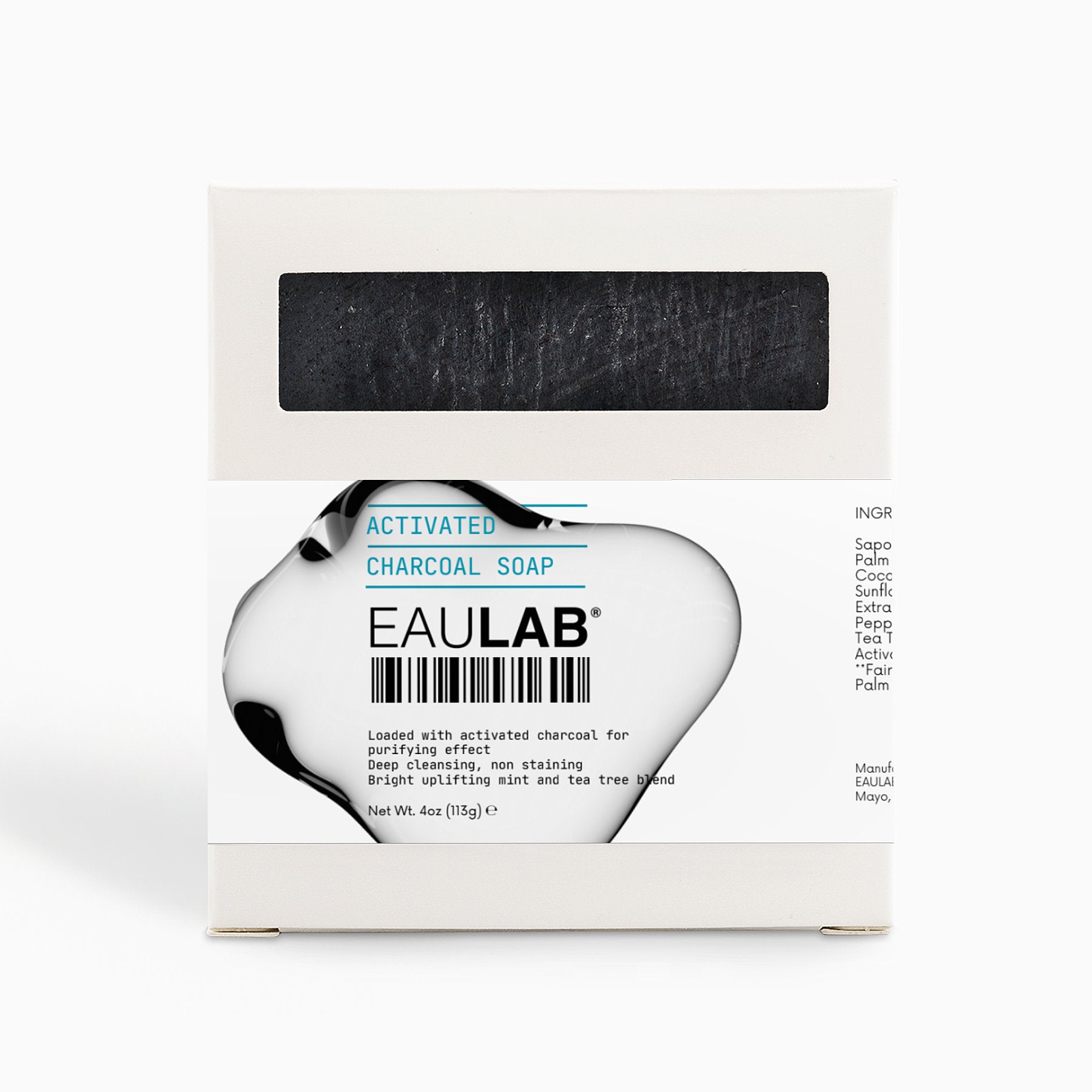EAULAB Activated Charcoal Soap
